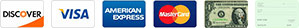 We accept major credit cards and financing